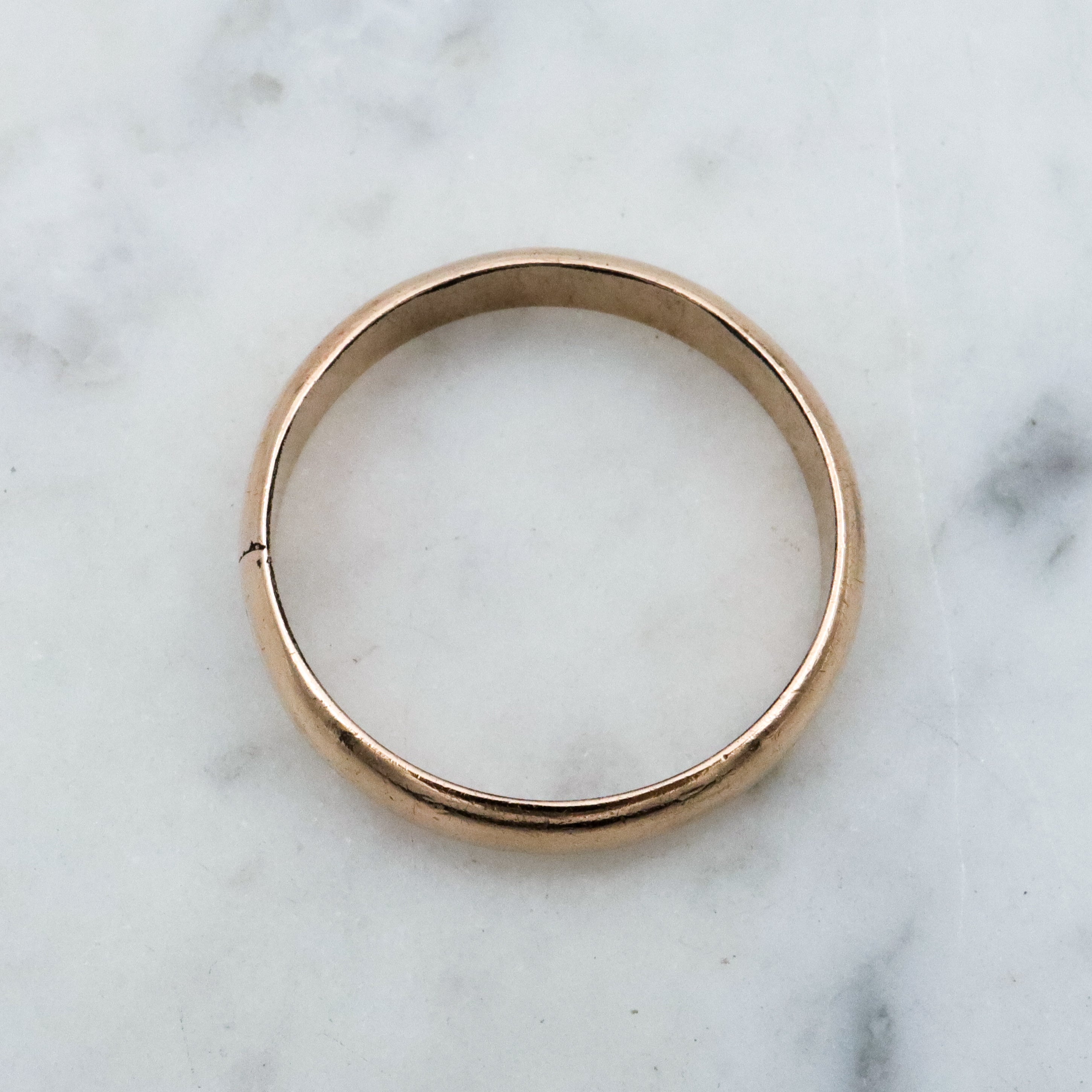 1950s Uncas 10k gold filled 4mm band, size 8.5