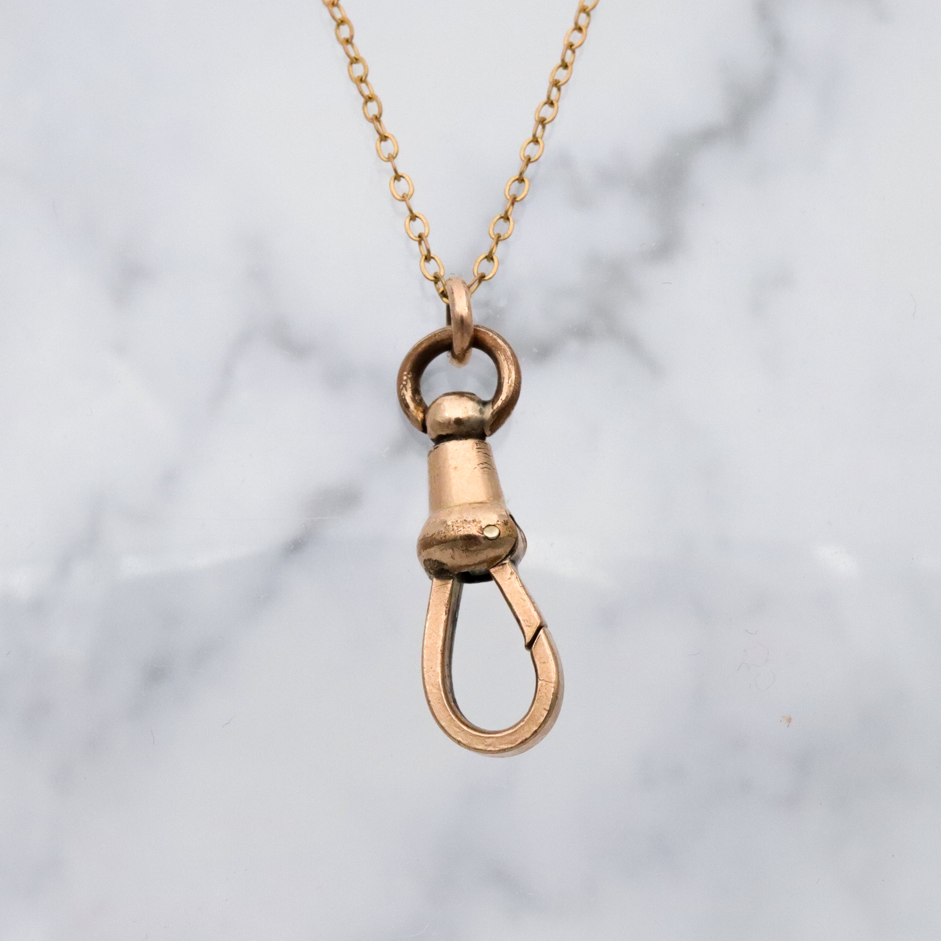 Antique Victorian gold filled dog clip clasp