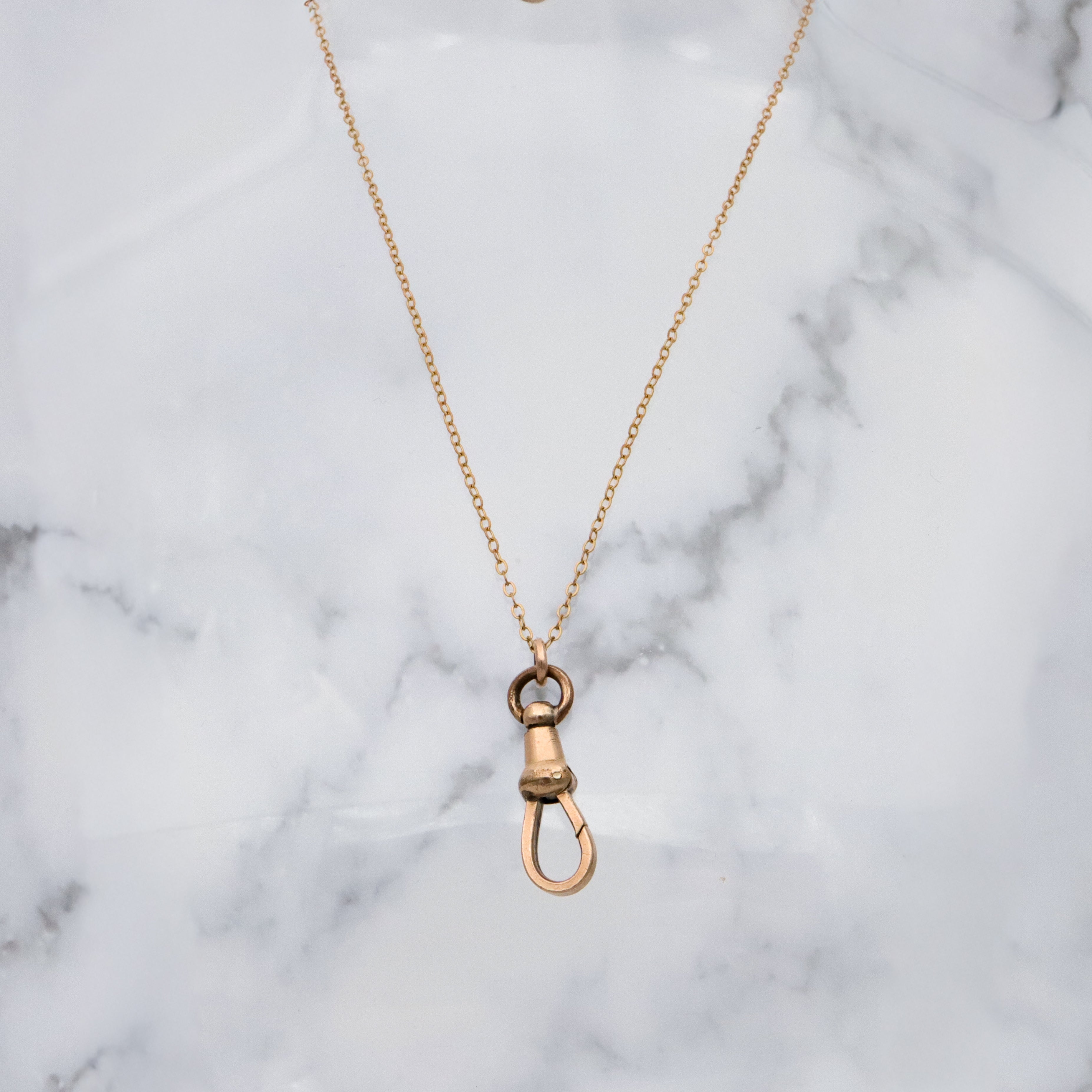 Antique Victorian gold filled dog clip clasp