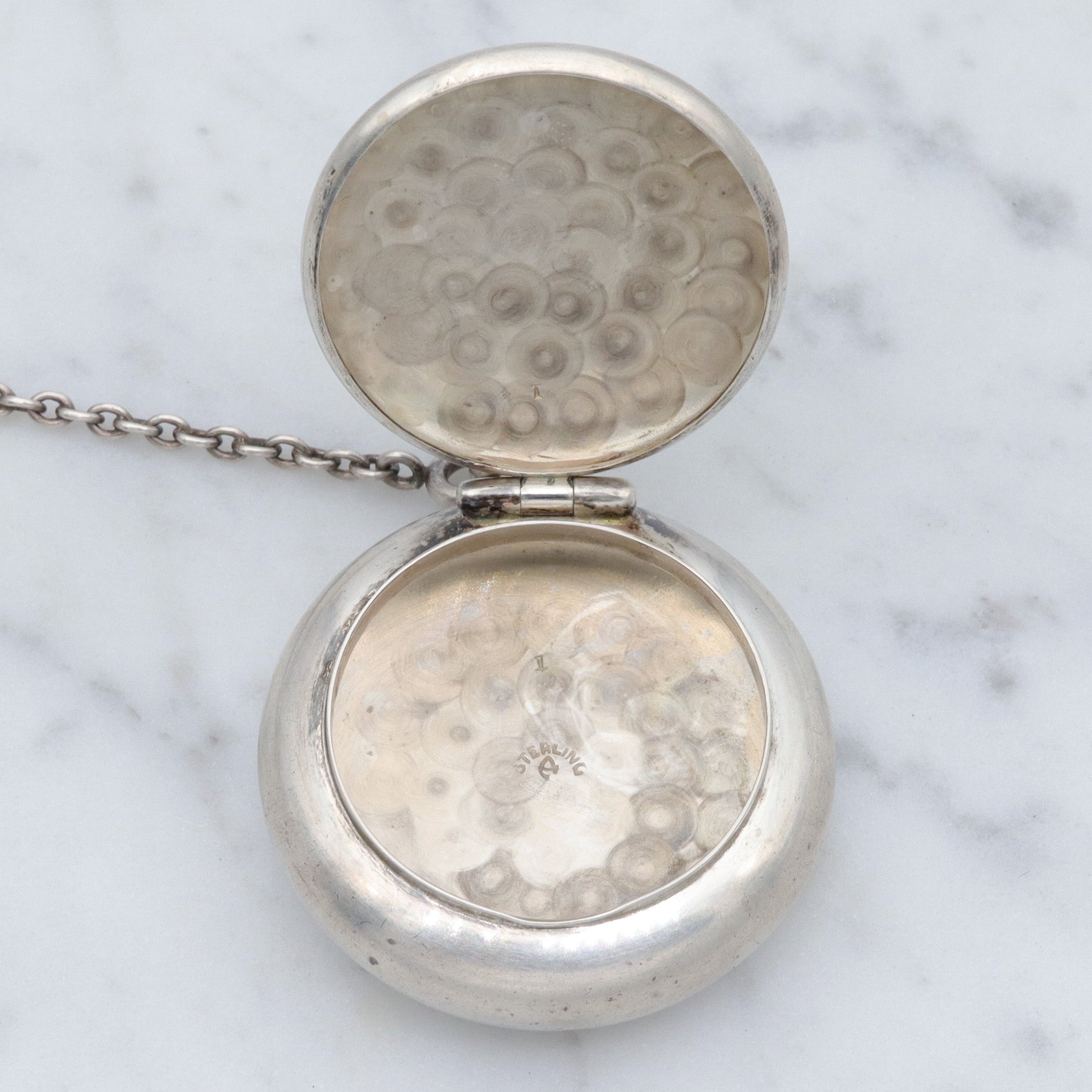 Antique Victorian finger ring Chatelaine with coin dispenser and pill box by R. Blackington & co.