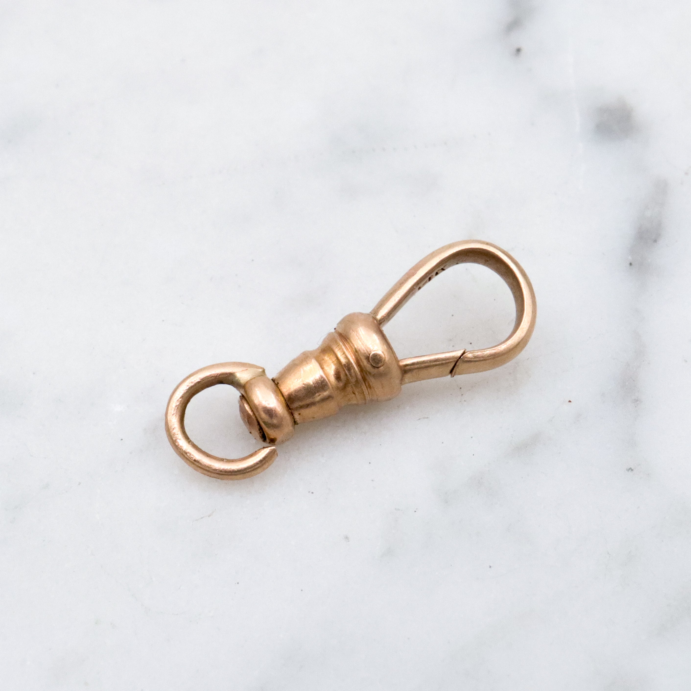 Antique Victorian 14k gold dog clip clasp