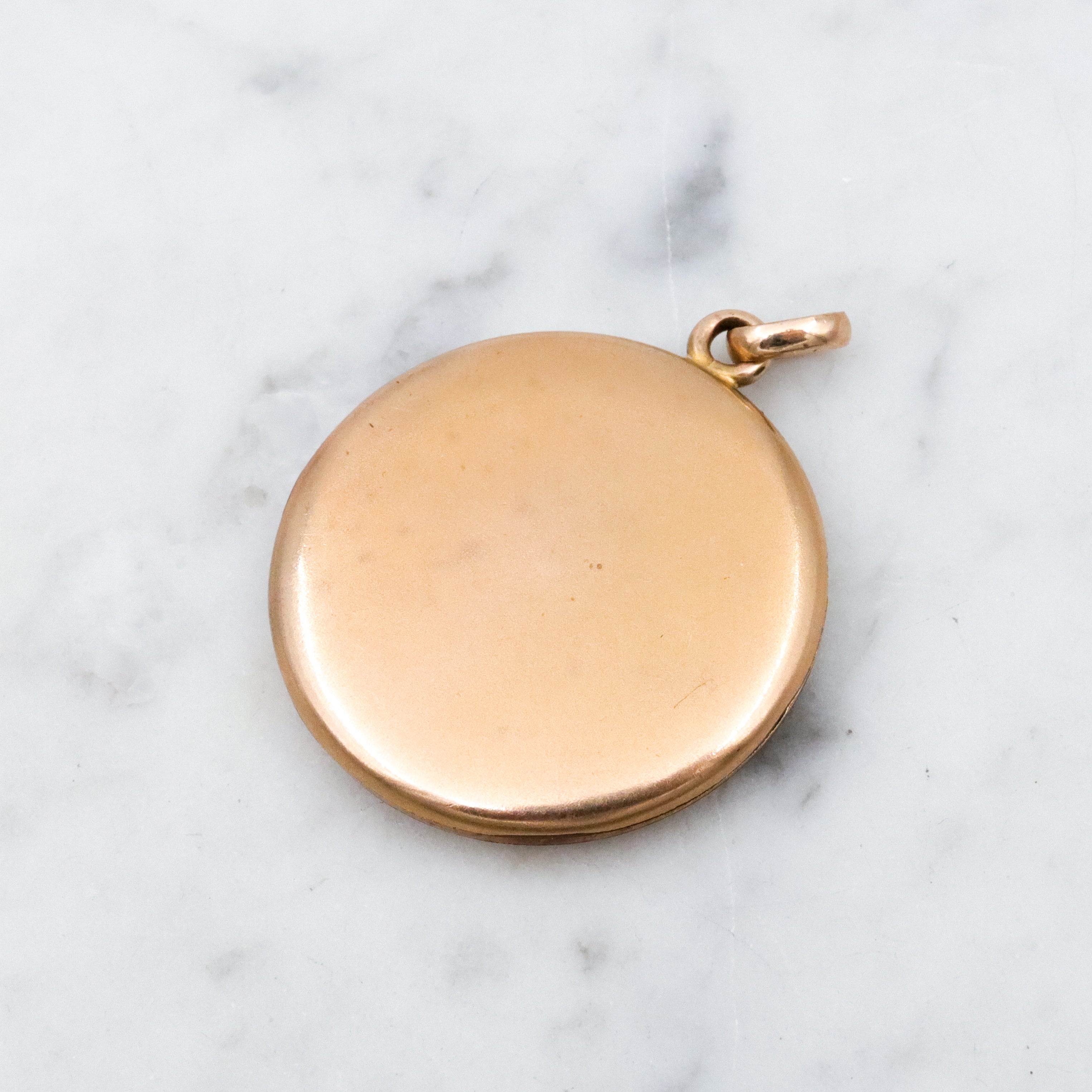 Antique Art Nouveau gold filled SBC Co locket