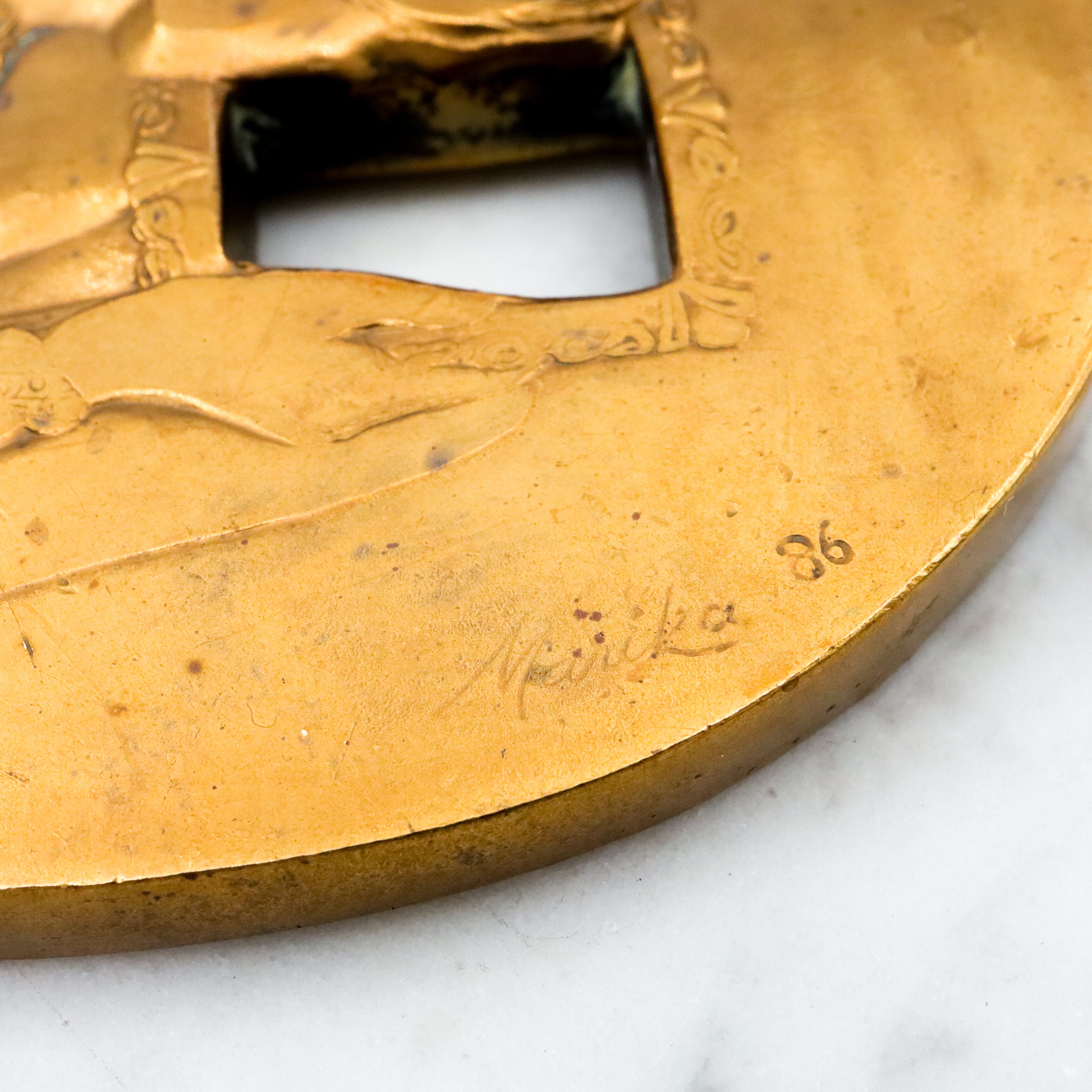 1986 Society of Medalists "Vanitas" bronze medal by Marika Somogyi