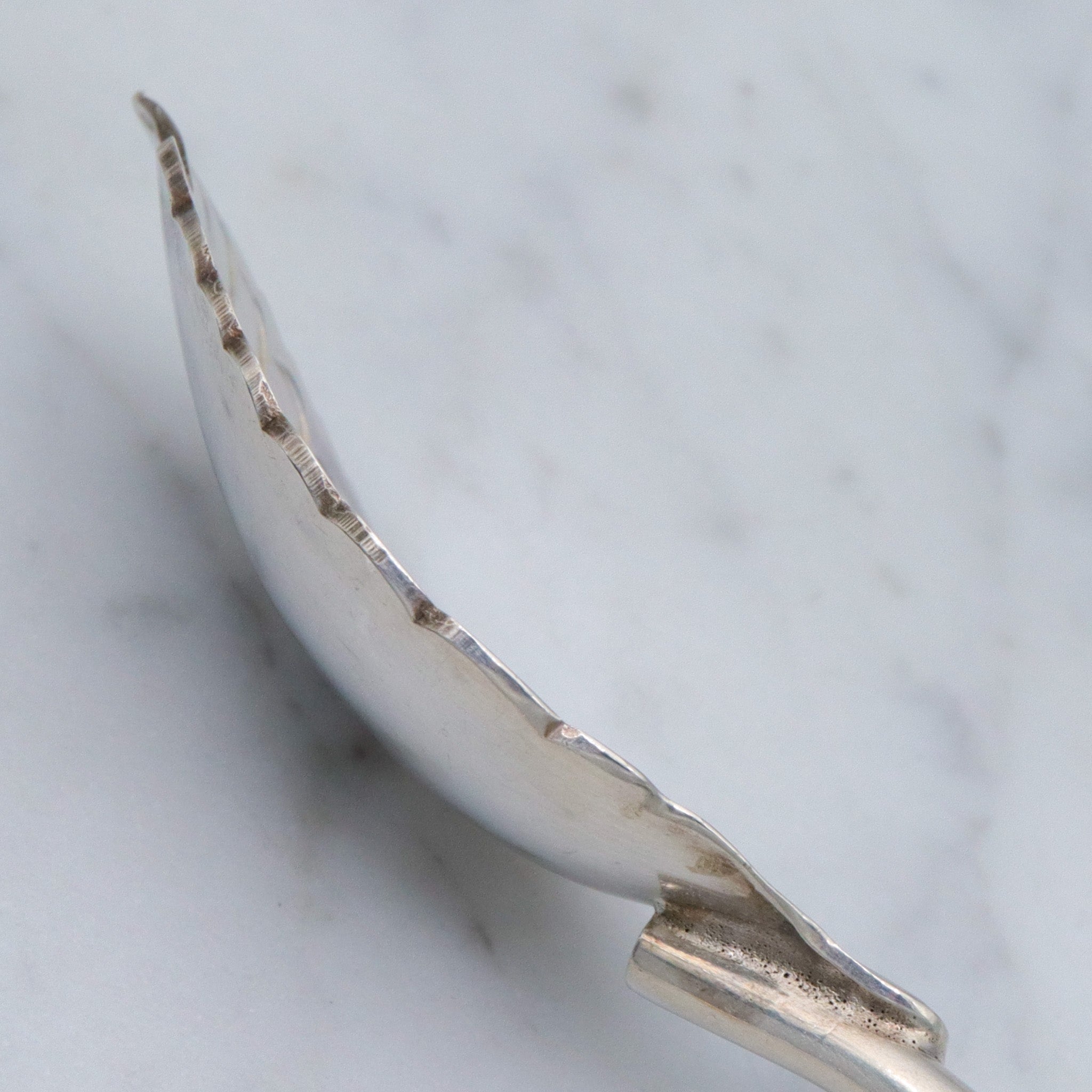 Vintage Tiffany & Co. sterling leaf shaped iced tea straw spoon