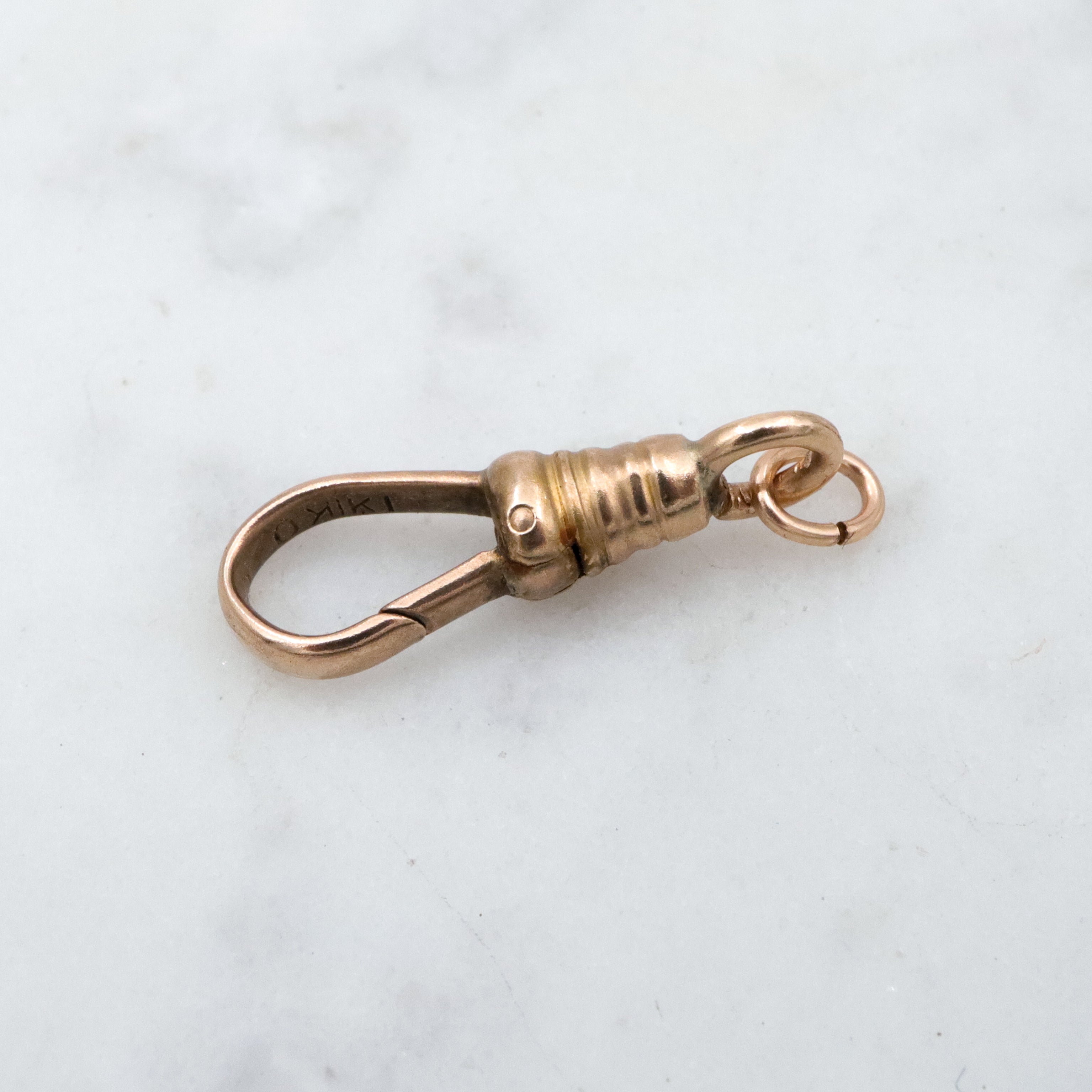 Antique Victorian gold filled dog clip clasp
