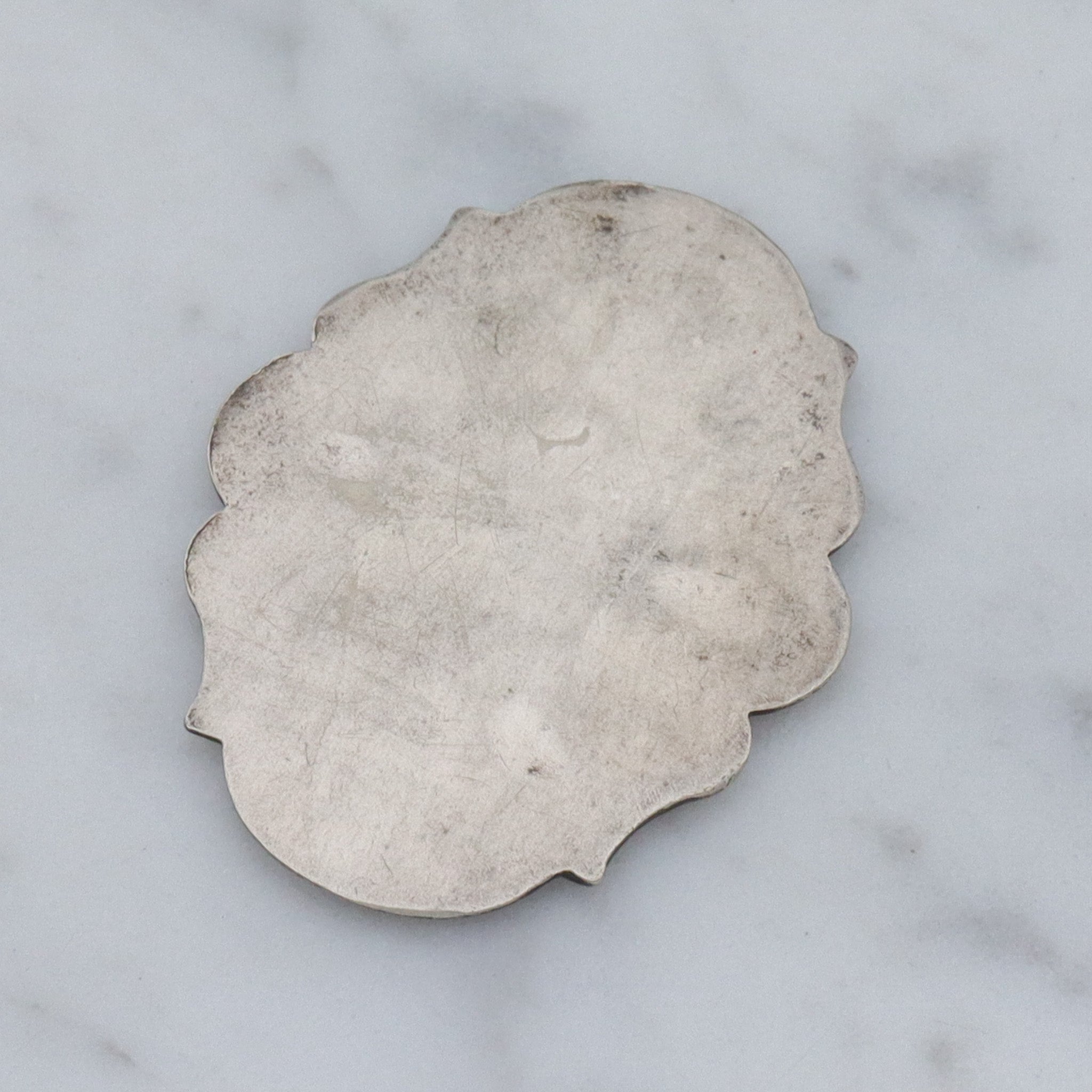 Antique Art Nouveau silver plated department store charge coin