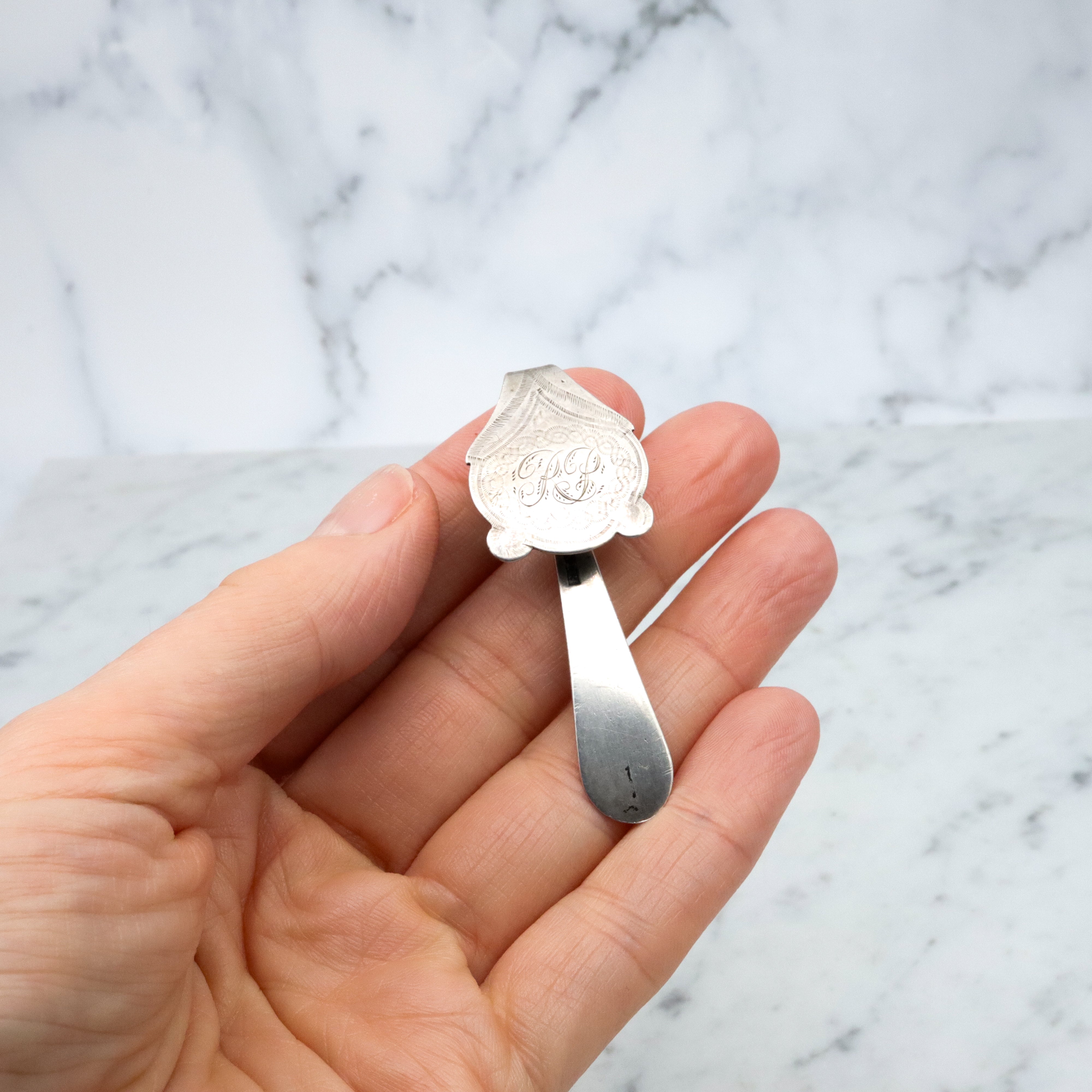 Henry I. Pepper 19th century coin silver chatelain clip