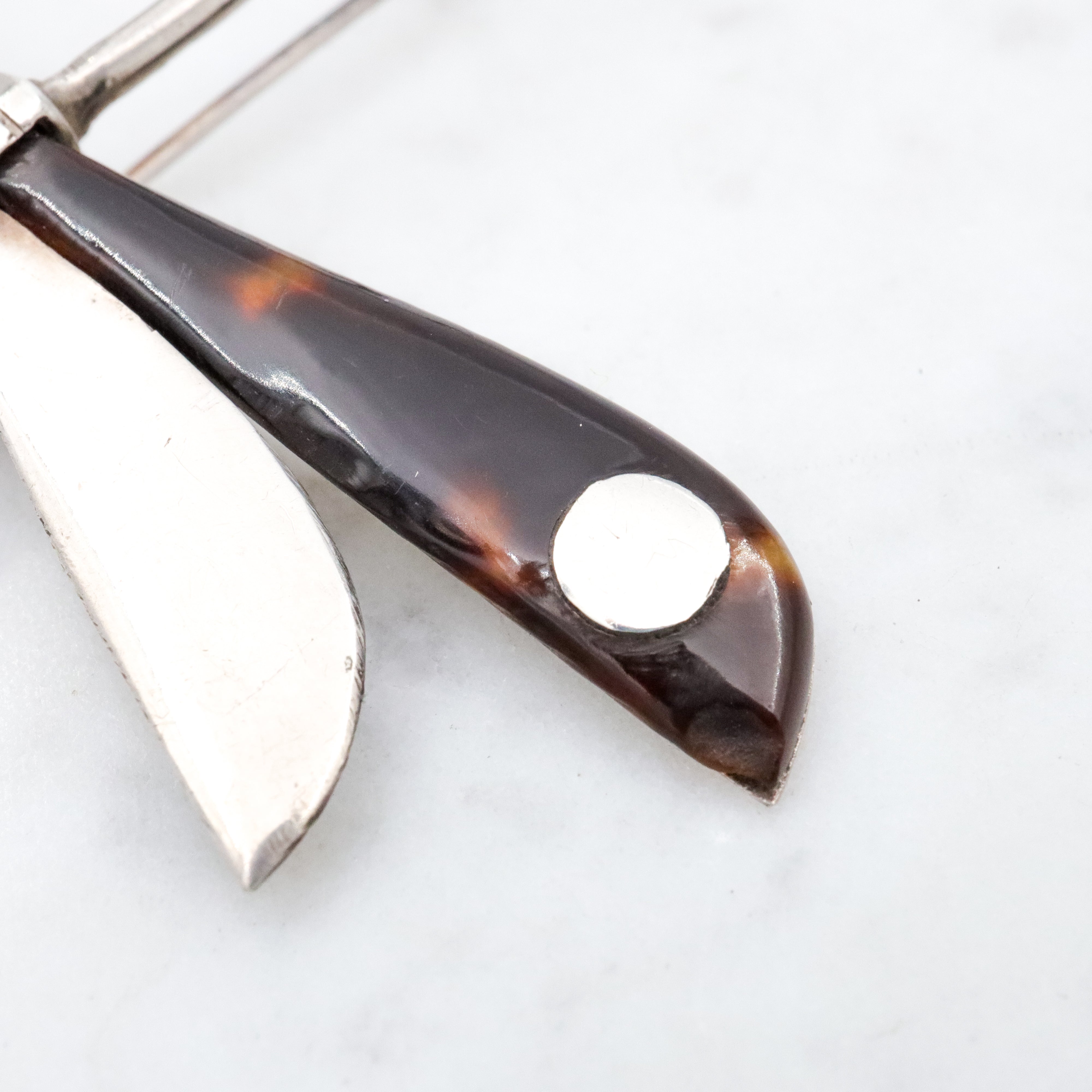 1950s William Spratling Taxco sterling dragonfly brooch