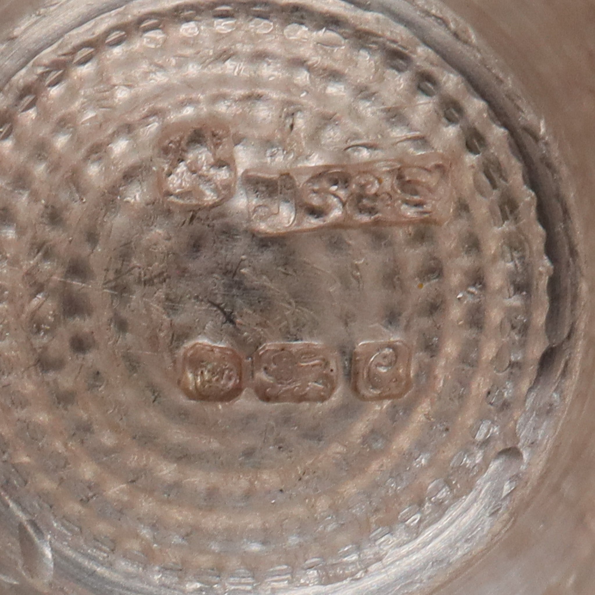 Vintage 1977 silver jubilee sterling & enamel English commemorative thimble