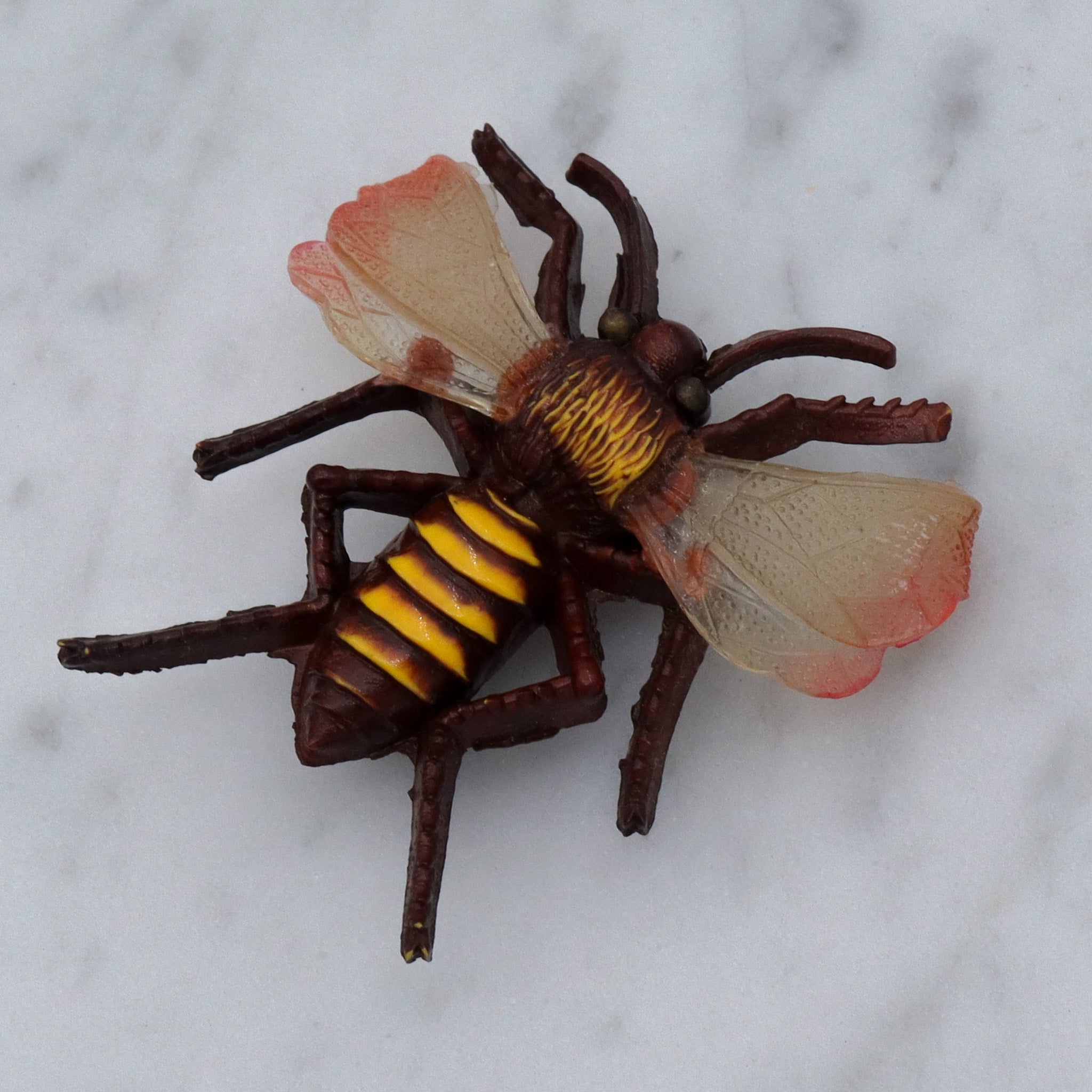 Vintage Mid Century celluloid bee bug brooch