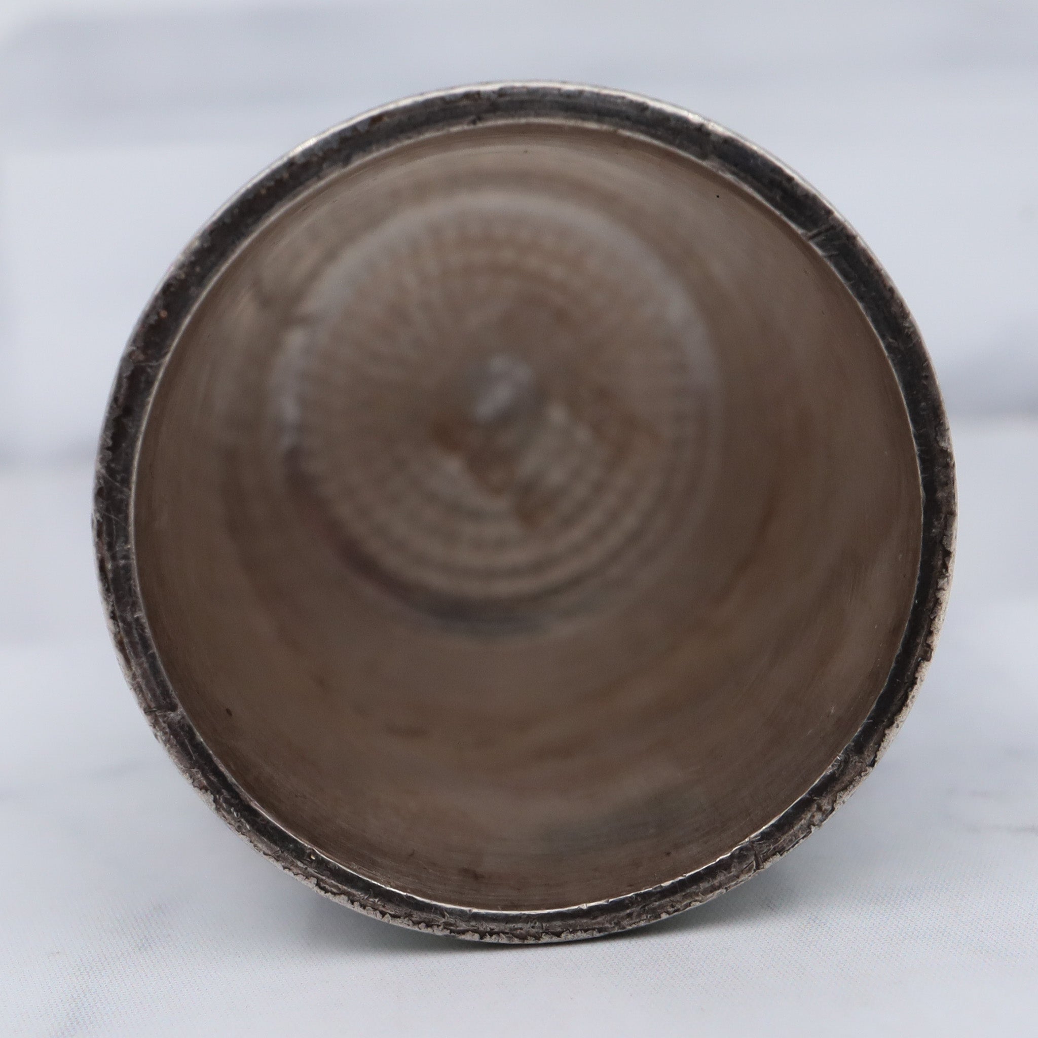 Vintage 1977 silver jubilee sterling & enamel English commemorative thimble