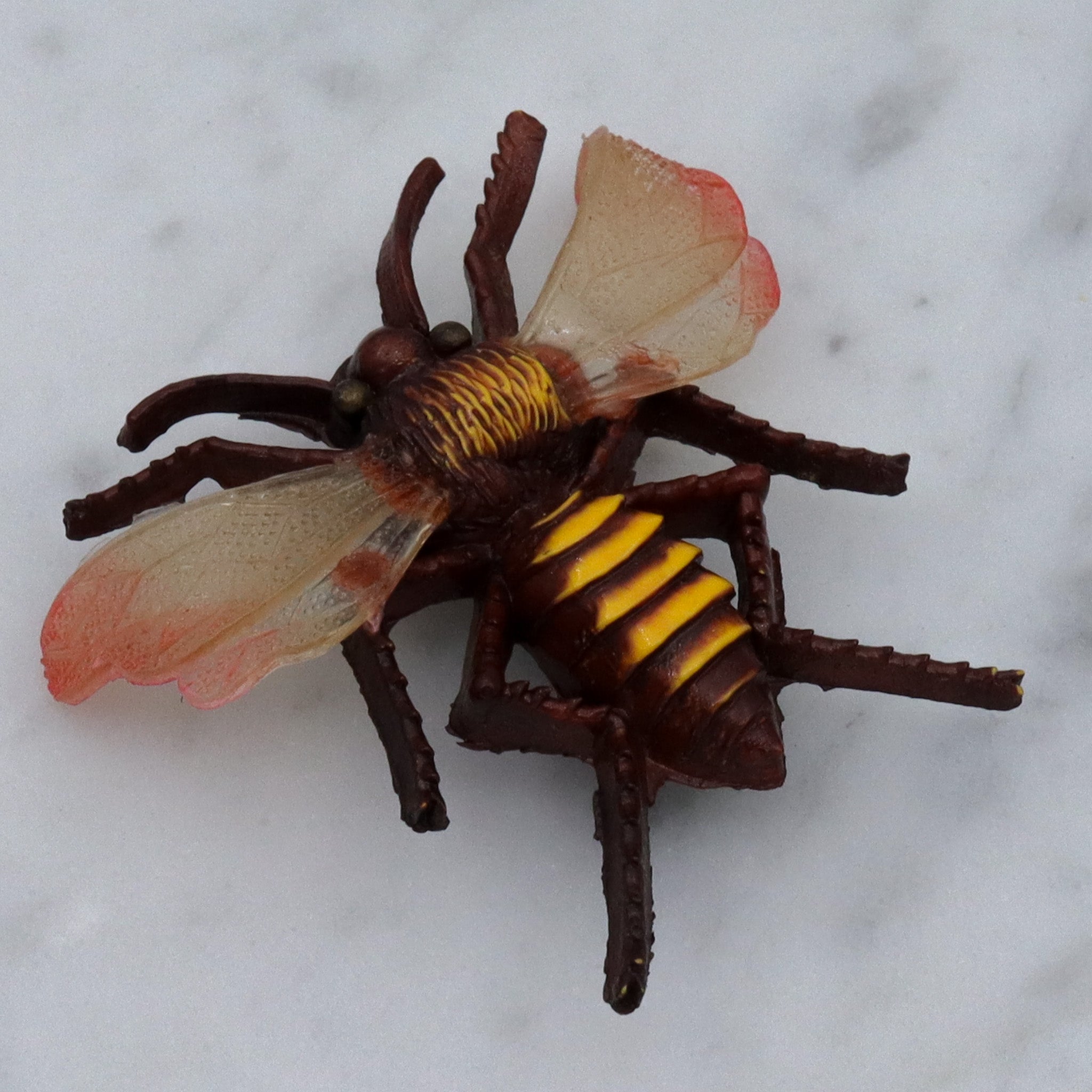 Vintage Mid Century celluloid bee bug brooch