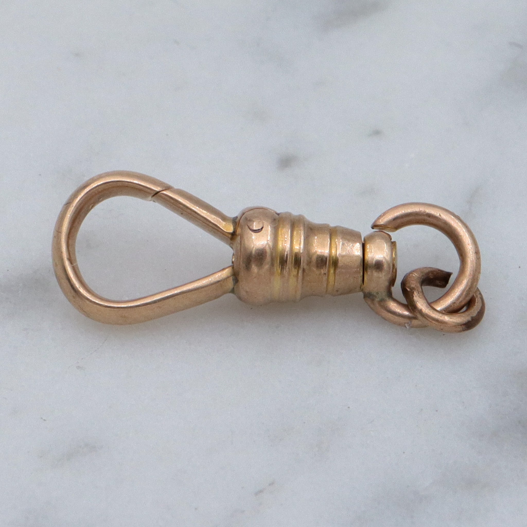 Antique Victorian 10k gold dog clip clasp