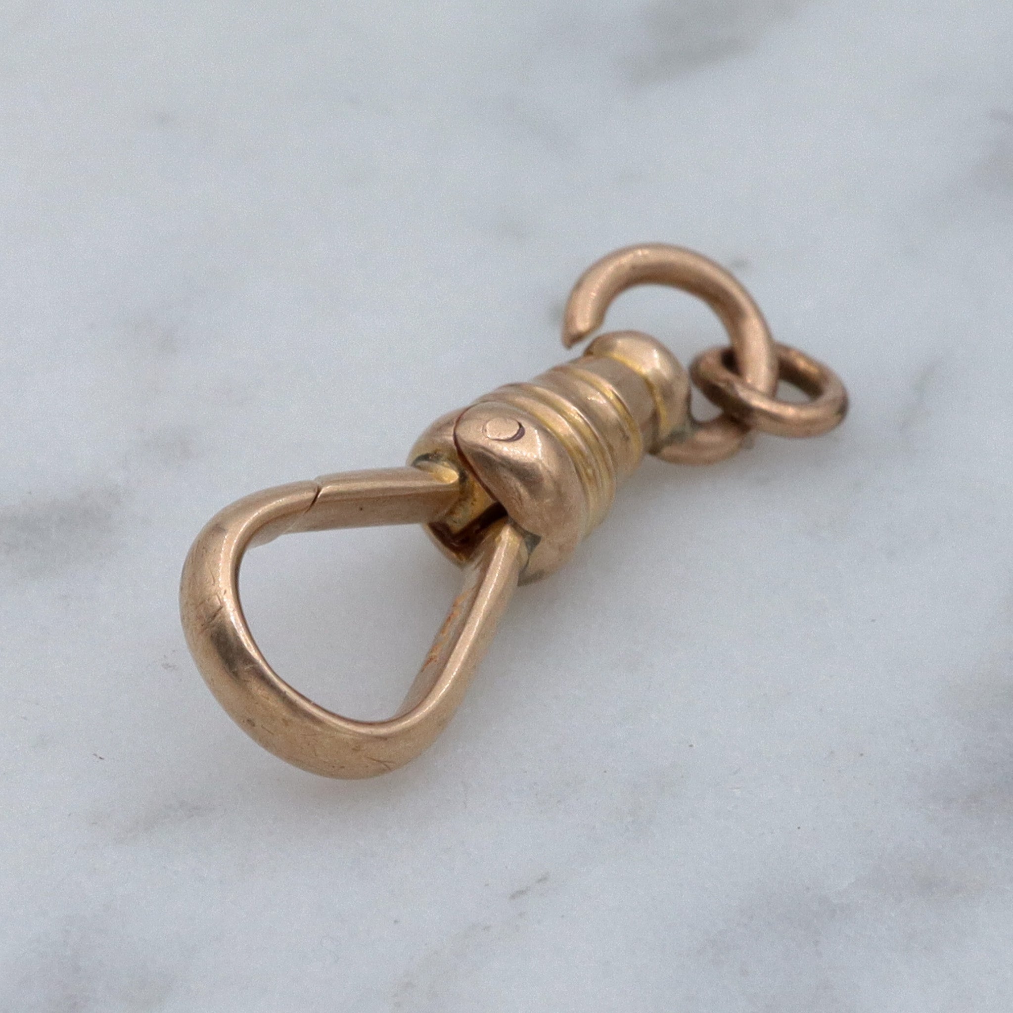 Antique Victorian 10k gold dog clip clasp