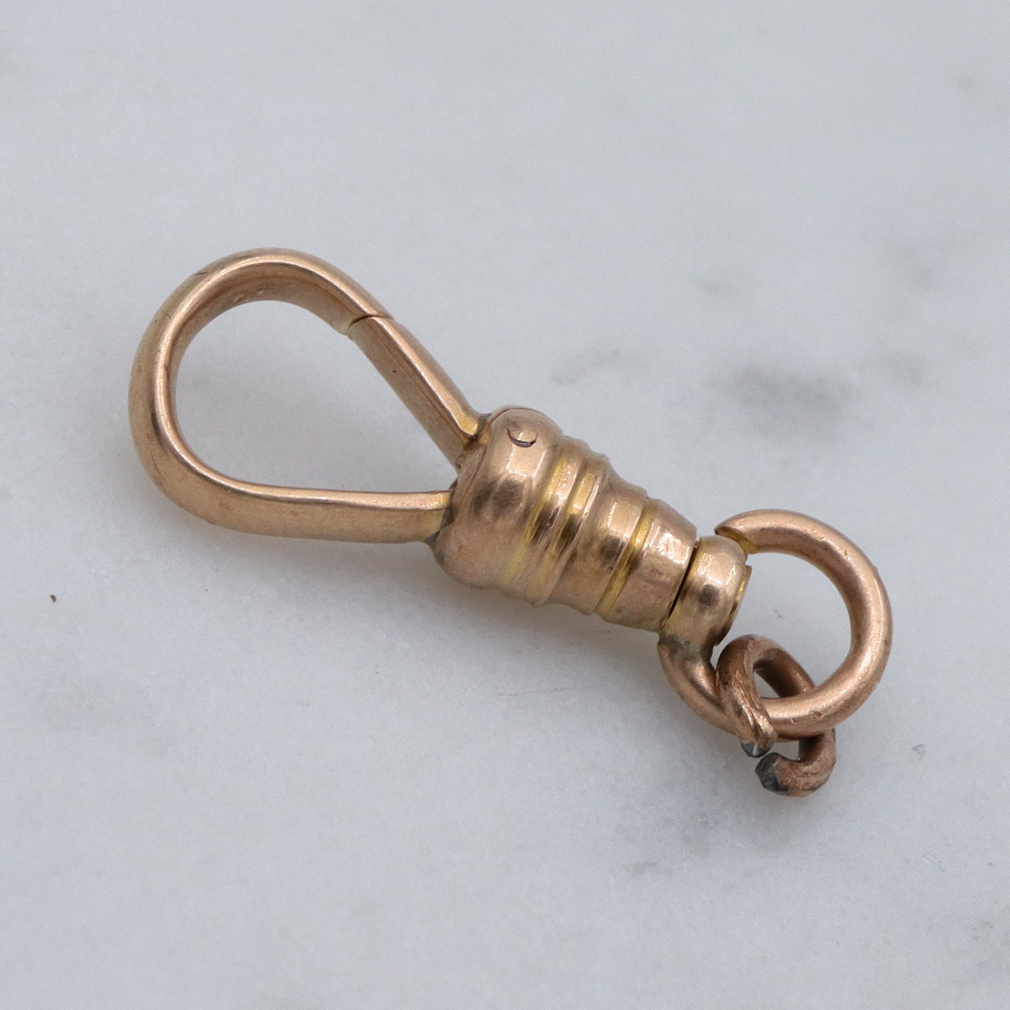 Antique Victorian 10k gold dog clip clasp