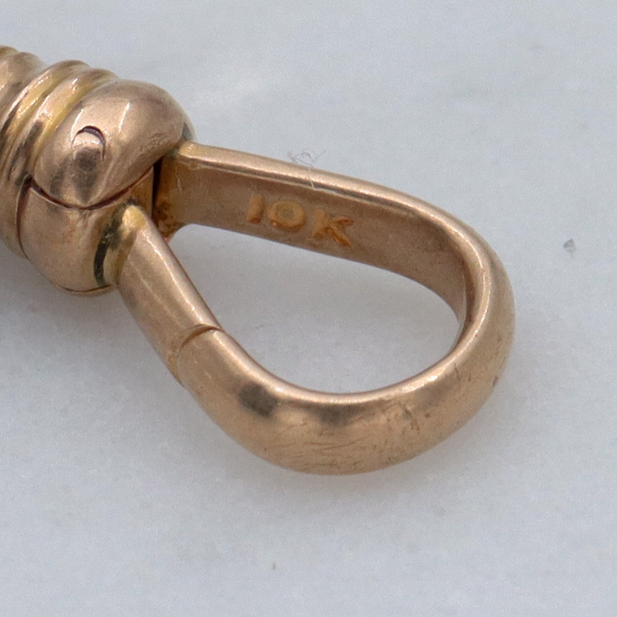 Antique Victorian 10k gold dog clip clasp