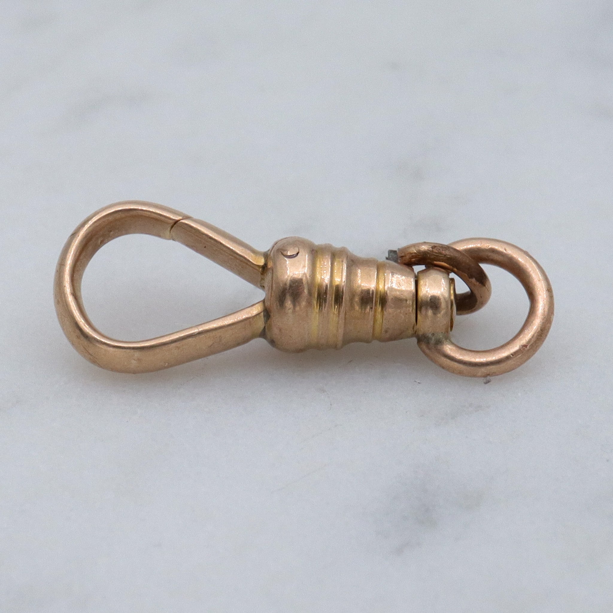 Antique Victorian 10k gold dog clip clasp