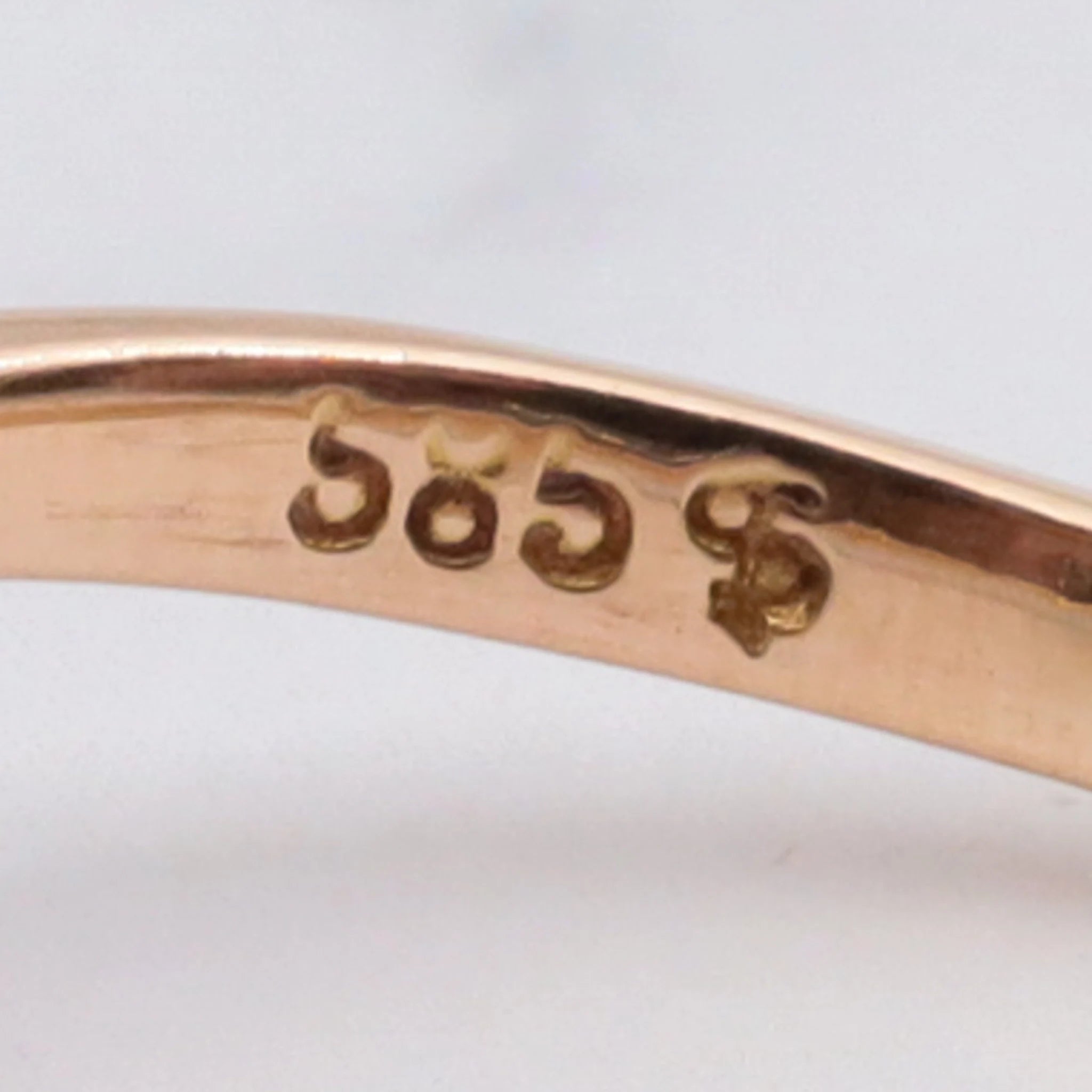 Antique Victorian 14k Gold Pearl & Rose Cut Diamond Ring Size 4.25