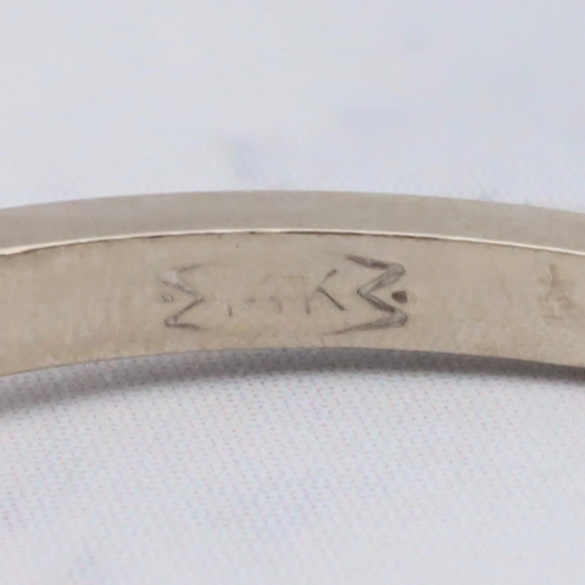 Antique Art Deco 14k white gold .25ct diamond solitaire ring, size 7.25