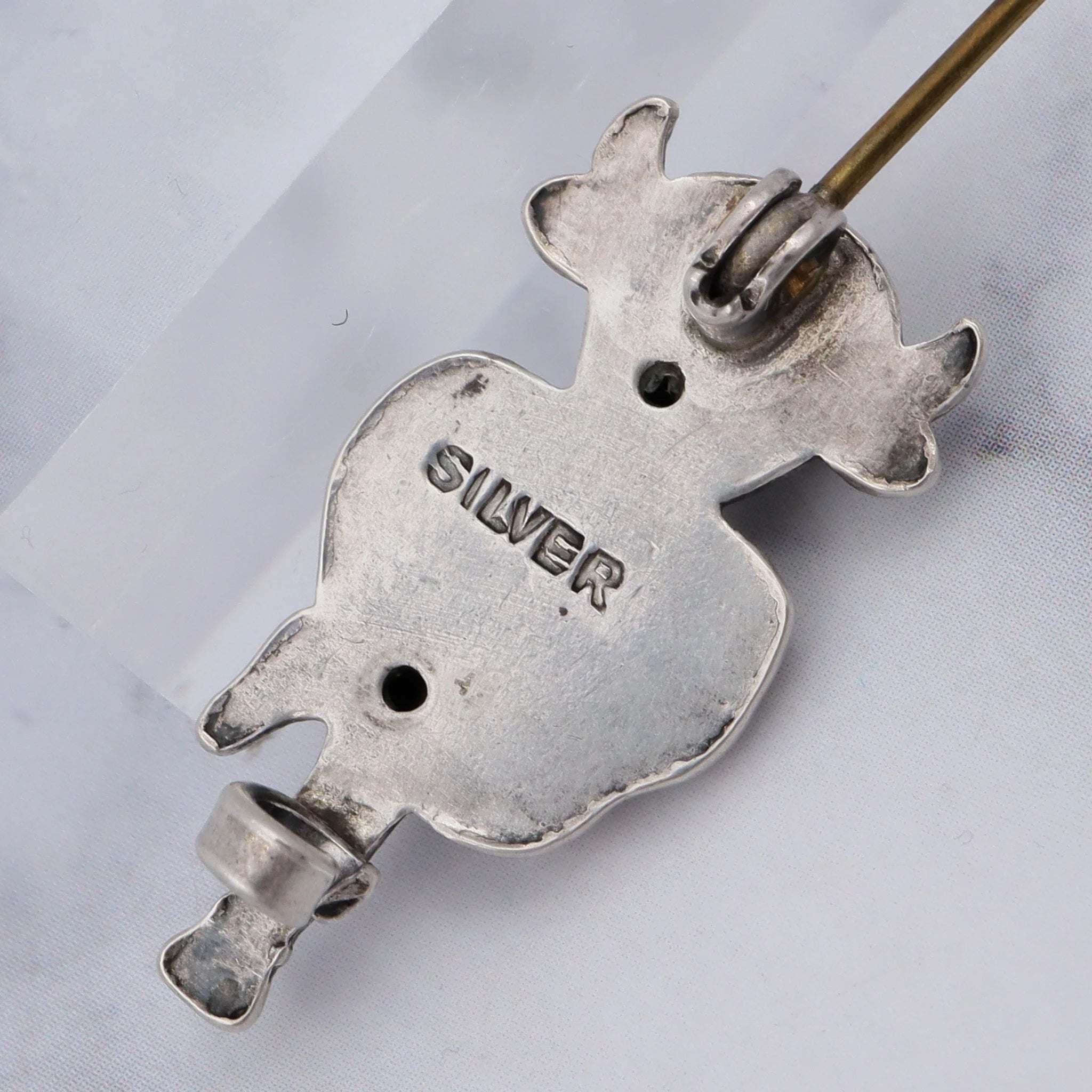 Antique sterling Minotaur pin/brooch