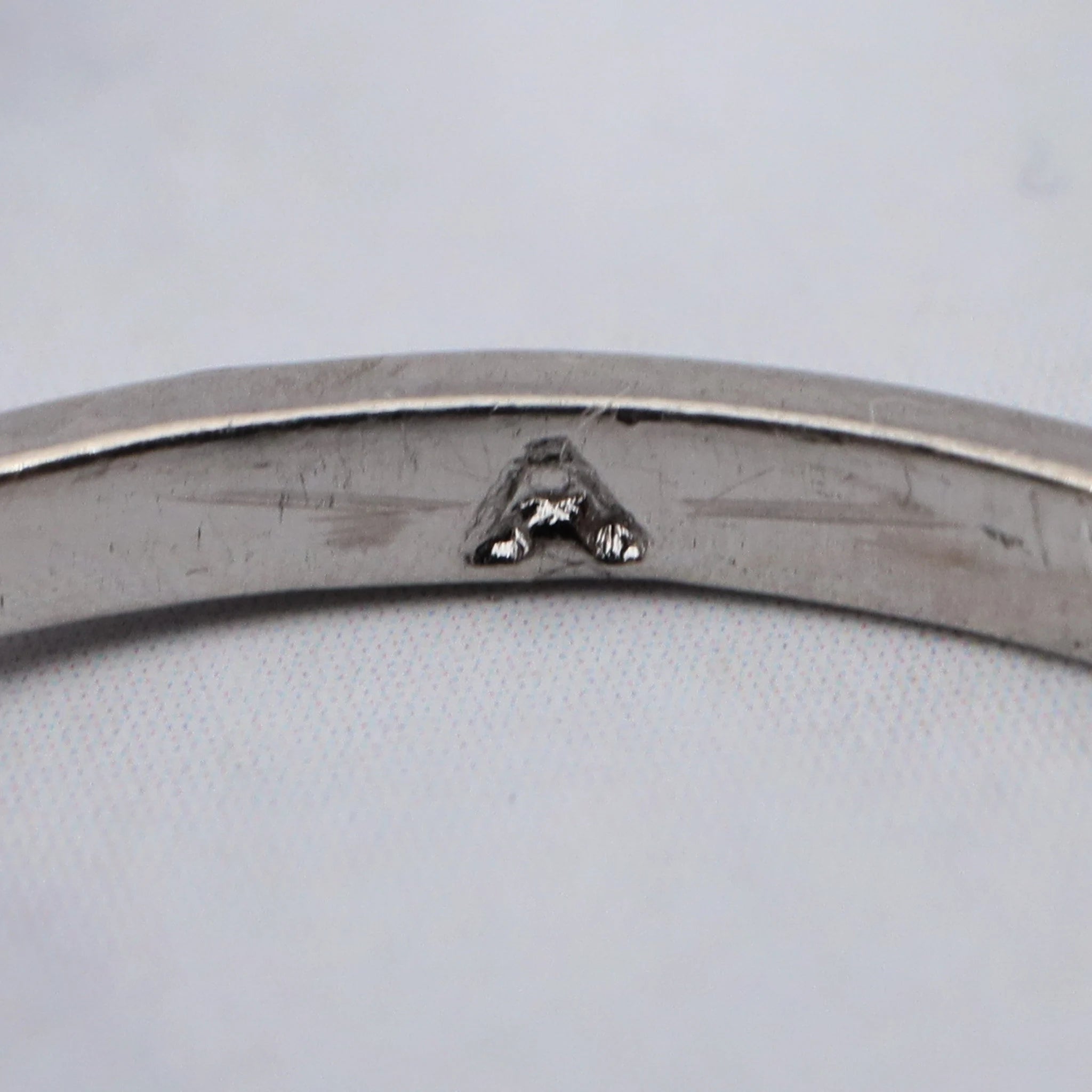 Vintage sterling, cubic zirconia & raw sapphire ring, sz 8.25