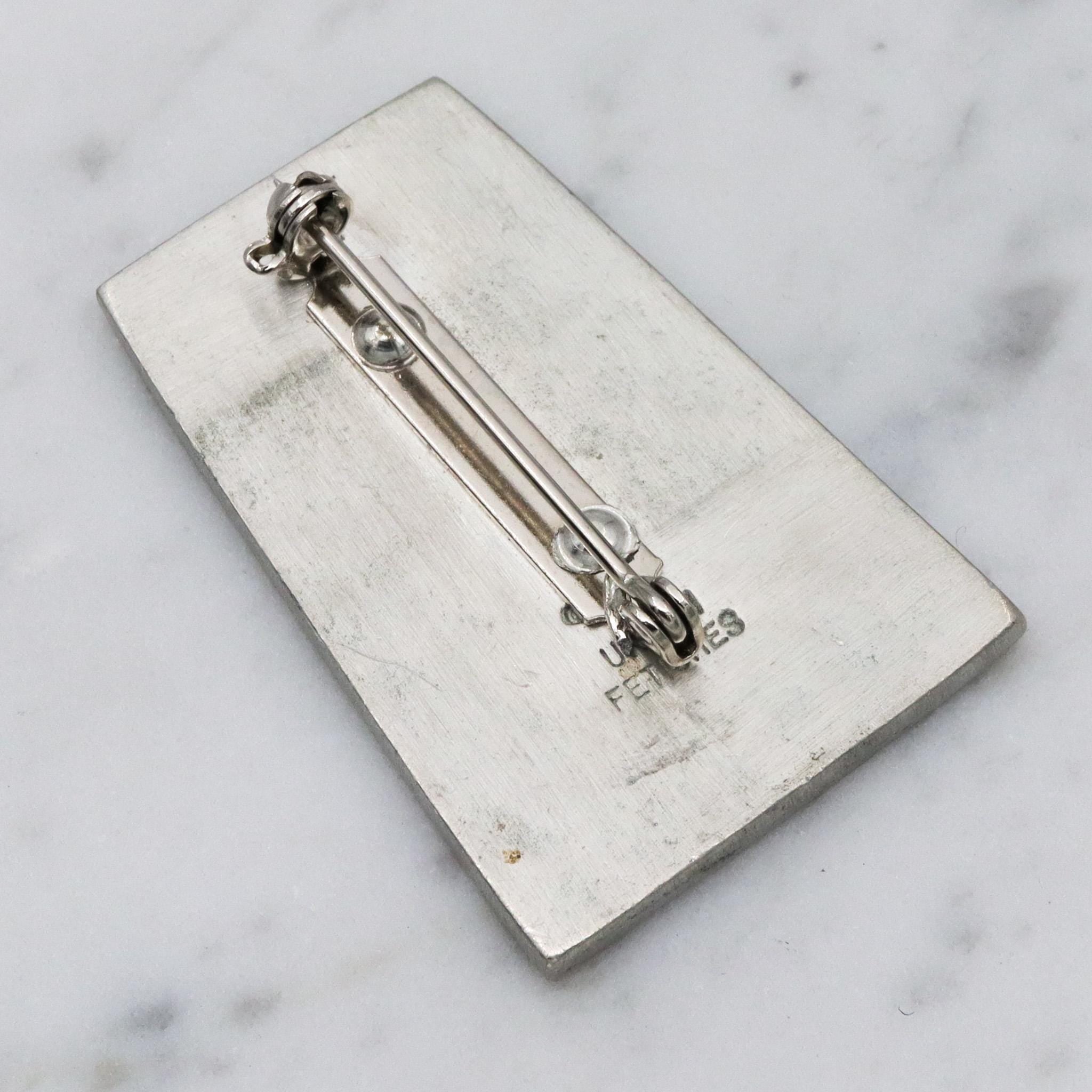 Pewter Egyptian brooch by Urban Fetishes