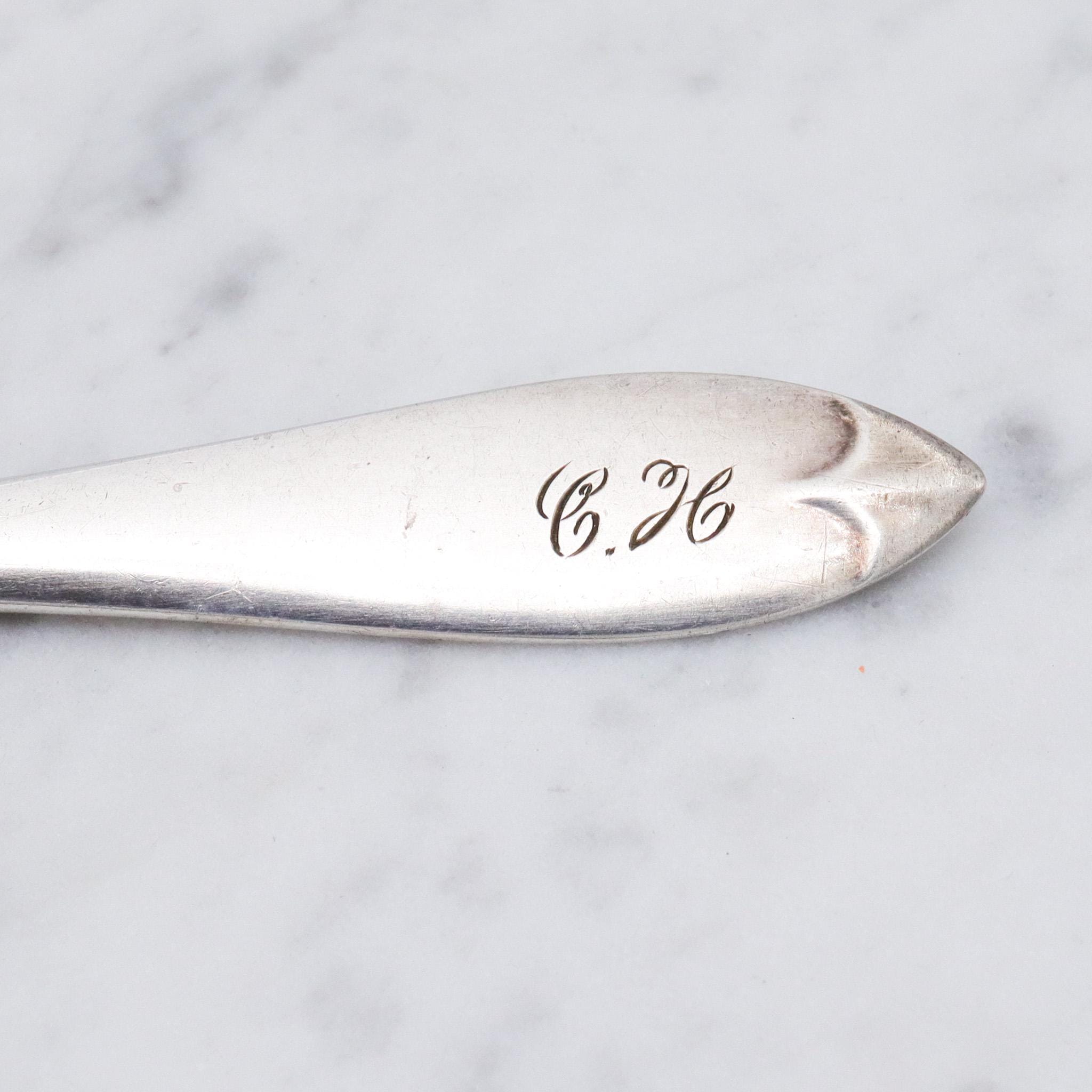 Antique Towle gilt sterling "Spud from Greeley Colorado" souvenir spoon