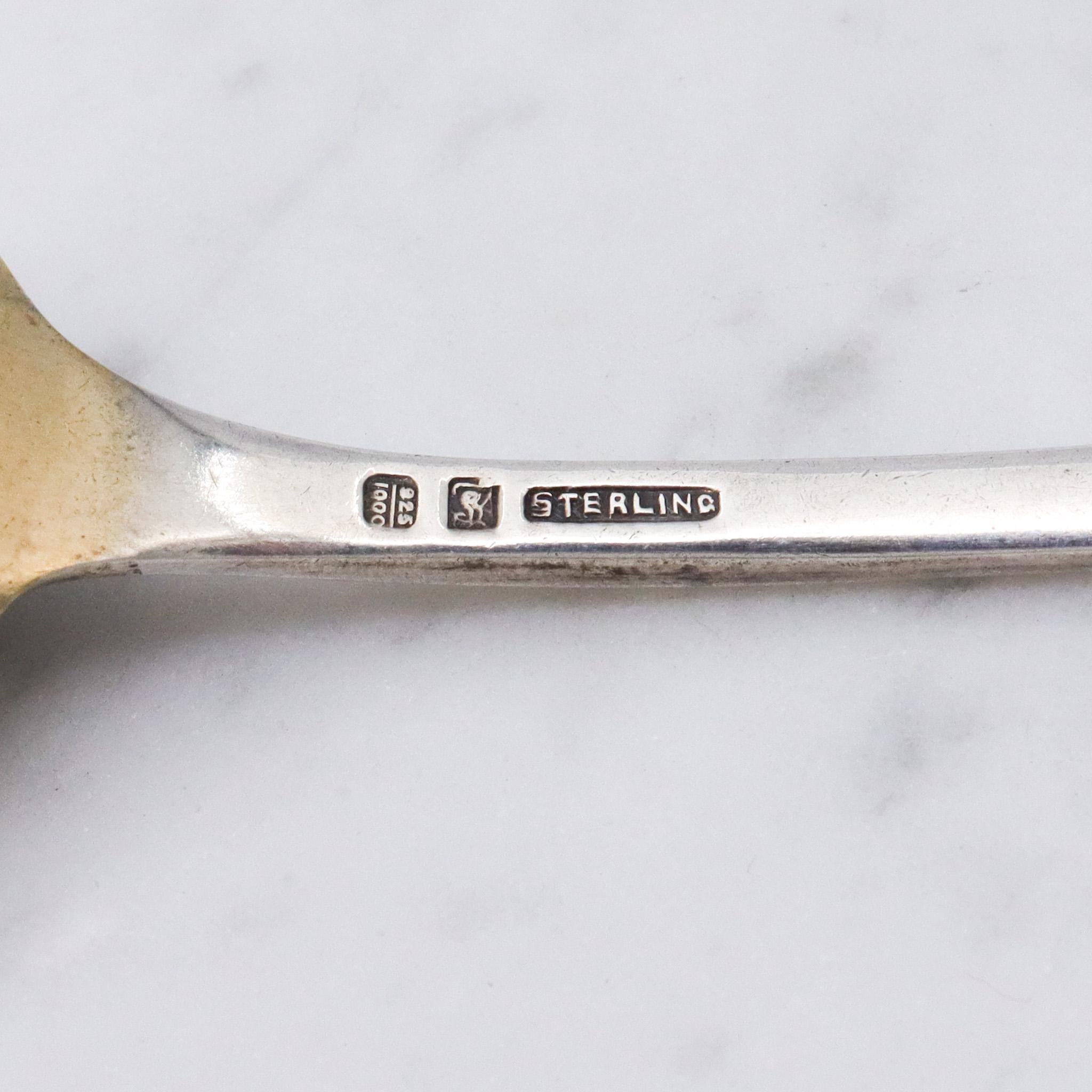 Antique Towle gilt sterling "Spud from Greeley Colorado" souvenir spoon