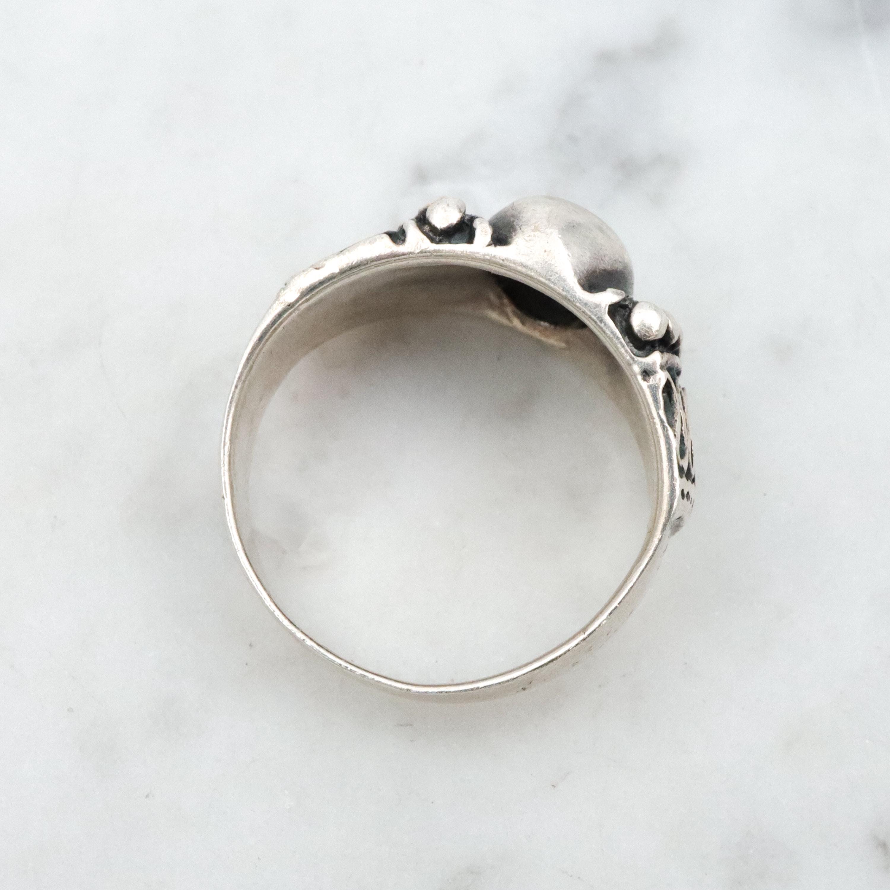 Vintage sterling cigar band style ring, size 6