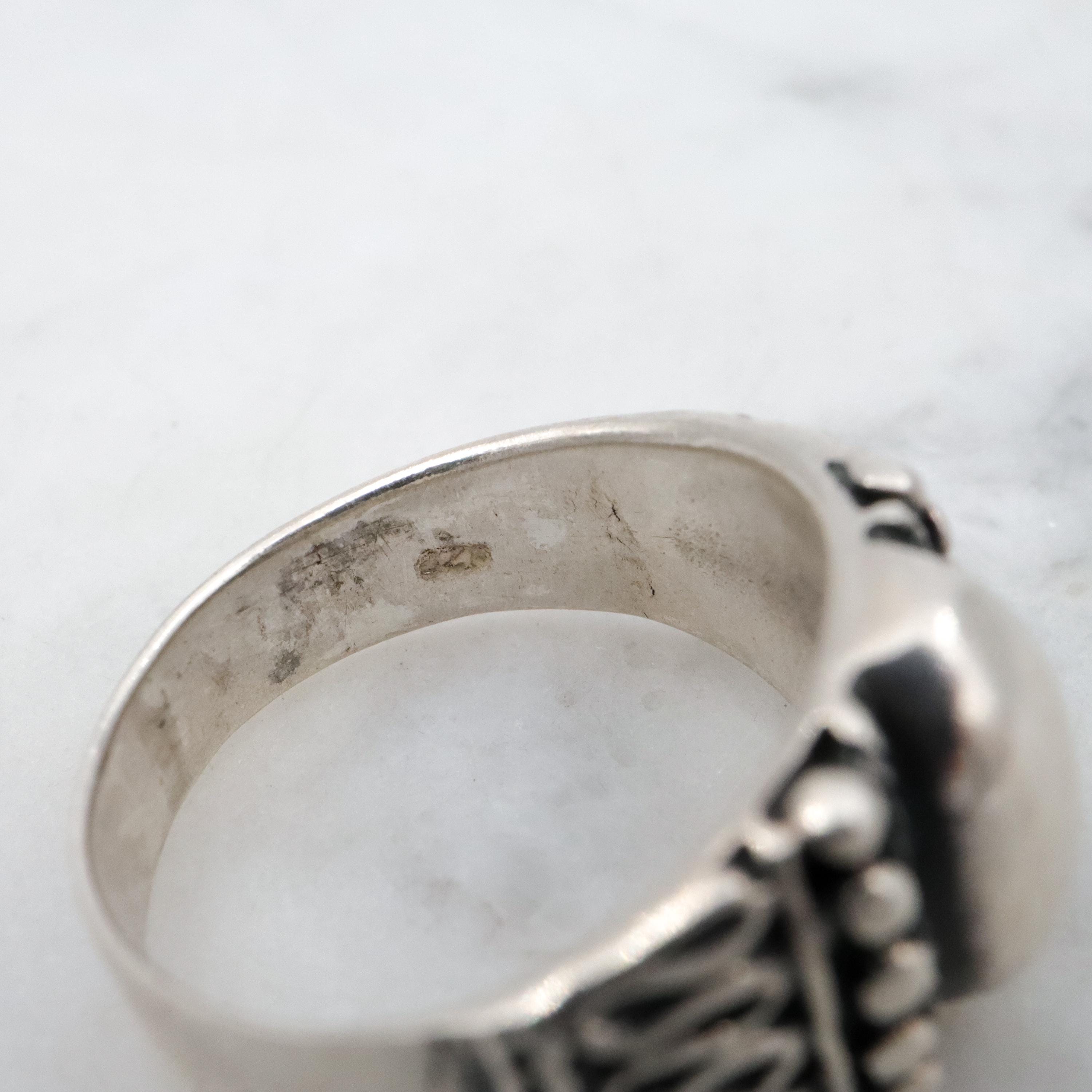 Vintage sterling cigar band style ring, size 6