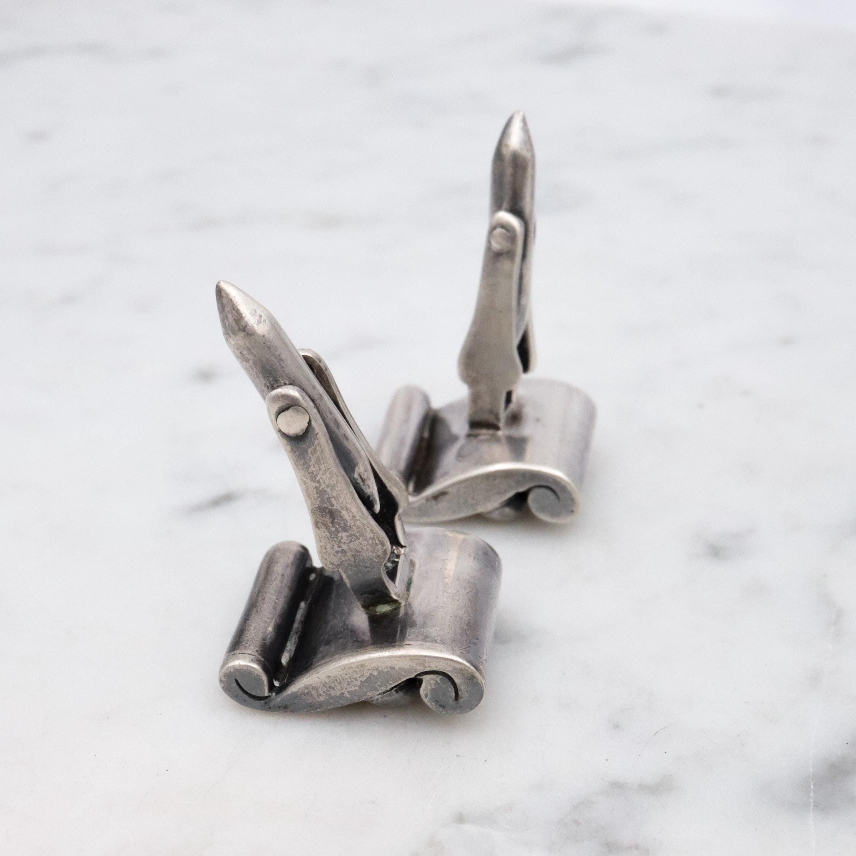 MCM Hector Aguilar Mexican sterling cuff links