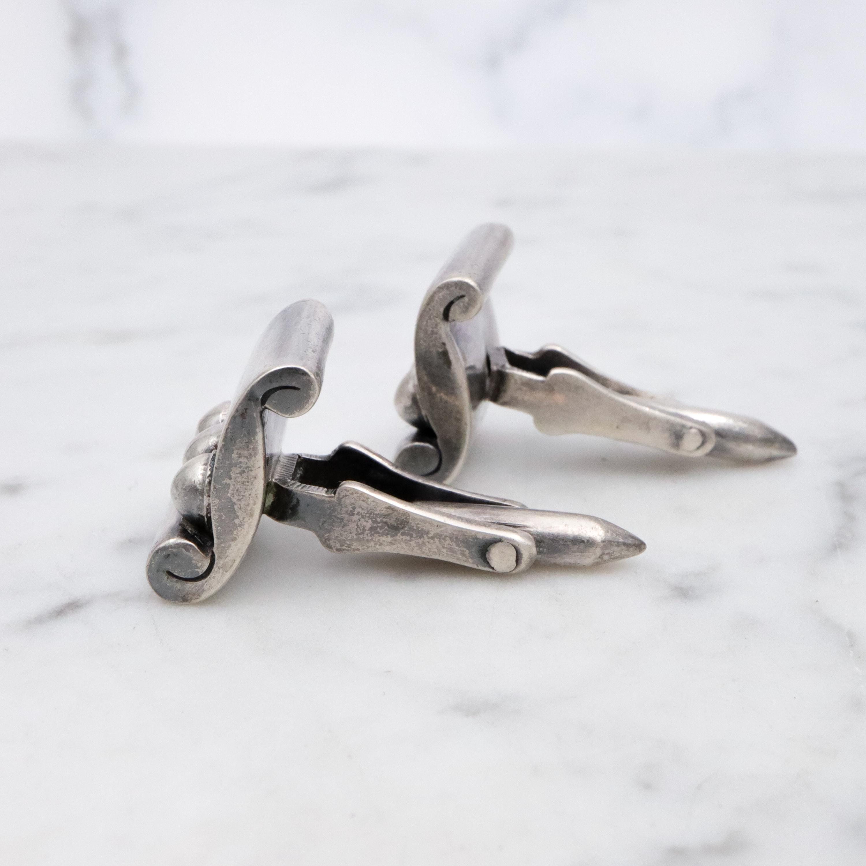 MCM Hector Aguilar Mexican sterling cuff links
