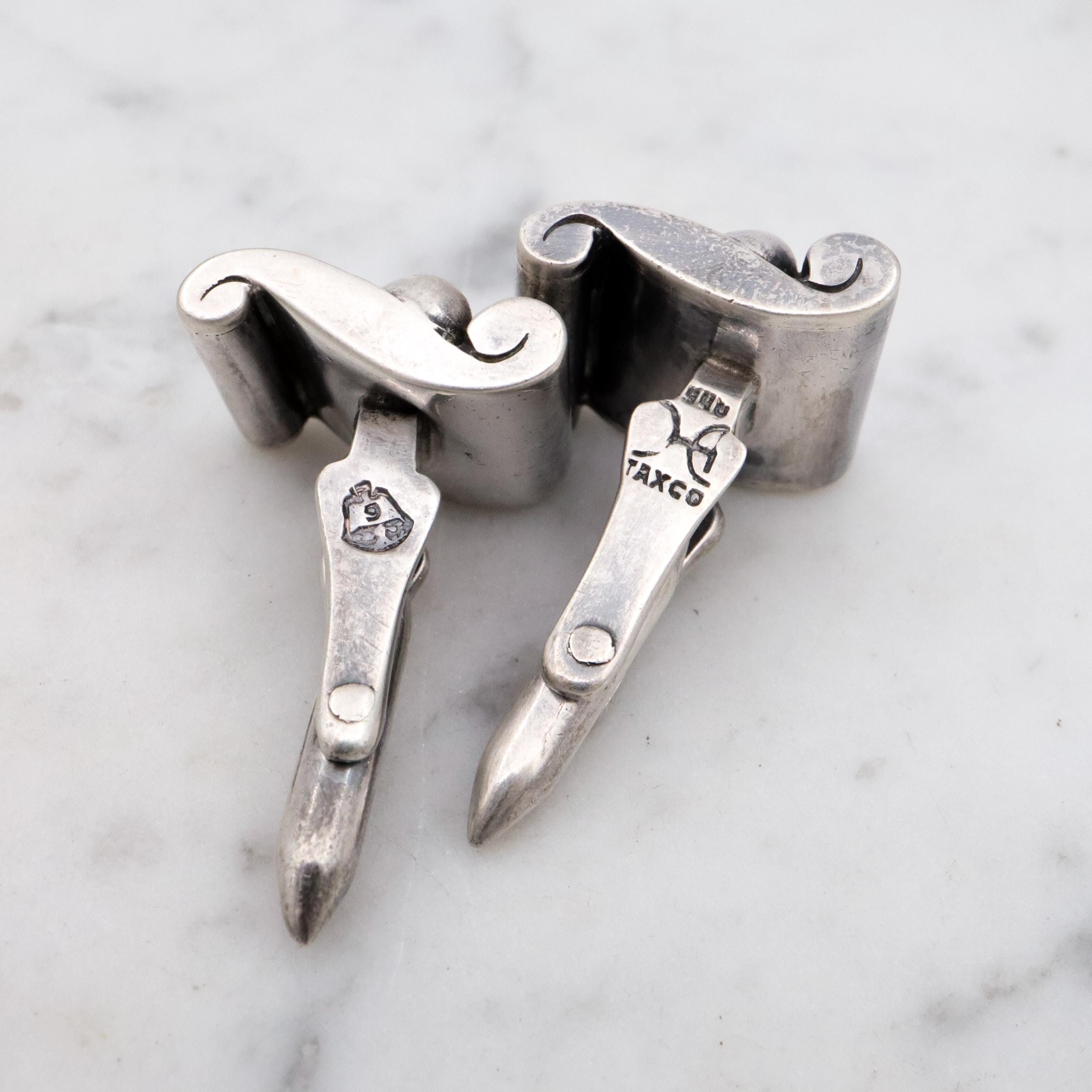 MCM Hector Aguilar Mexican sterling cuff links