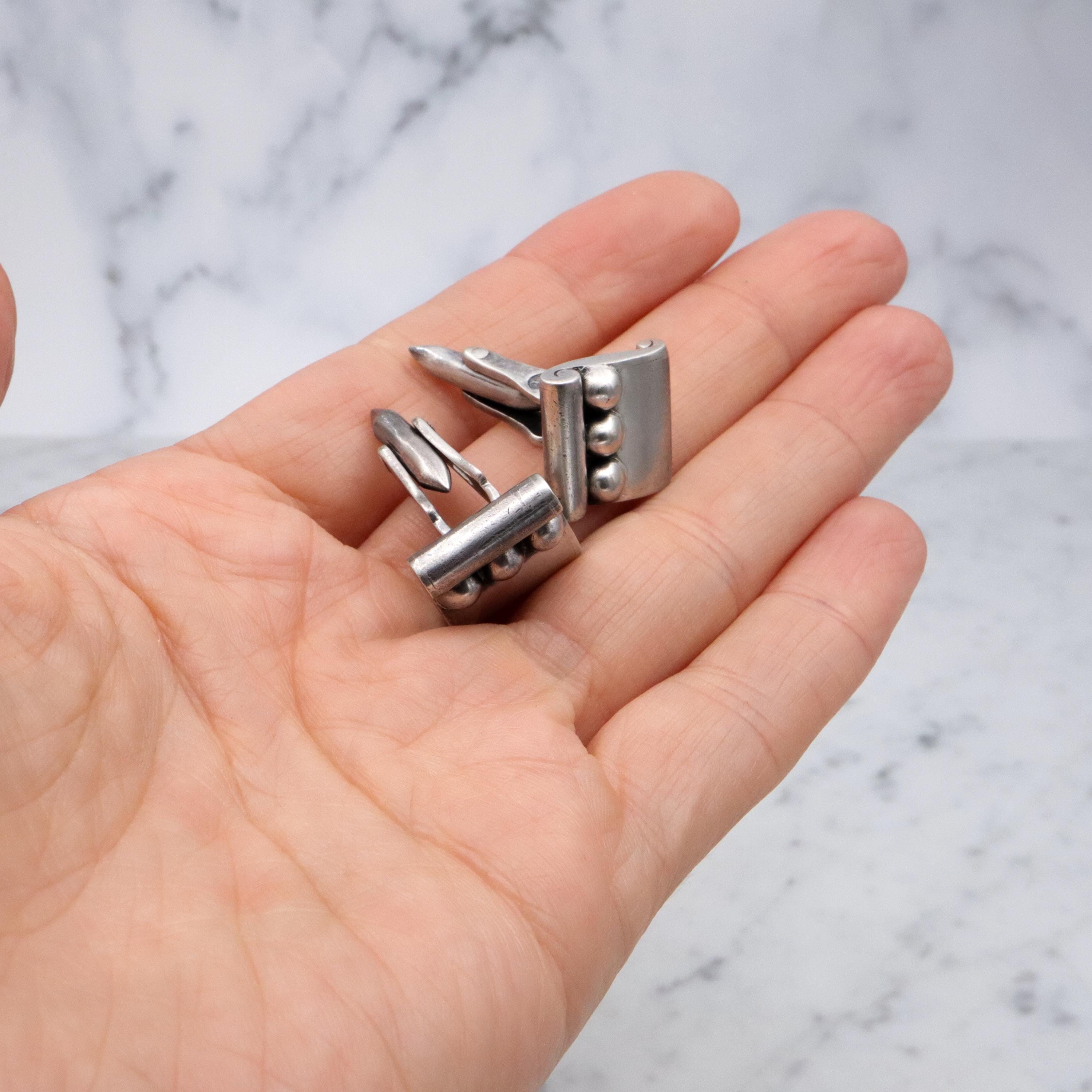 MCM Hector Aguilar Mexican sterling cuff links