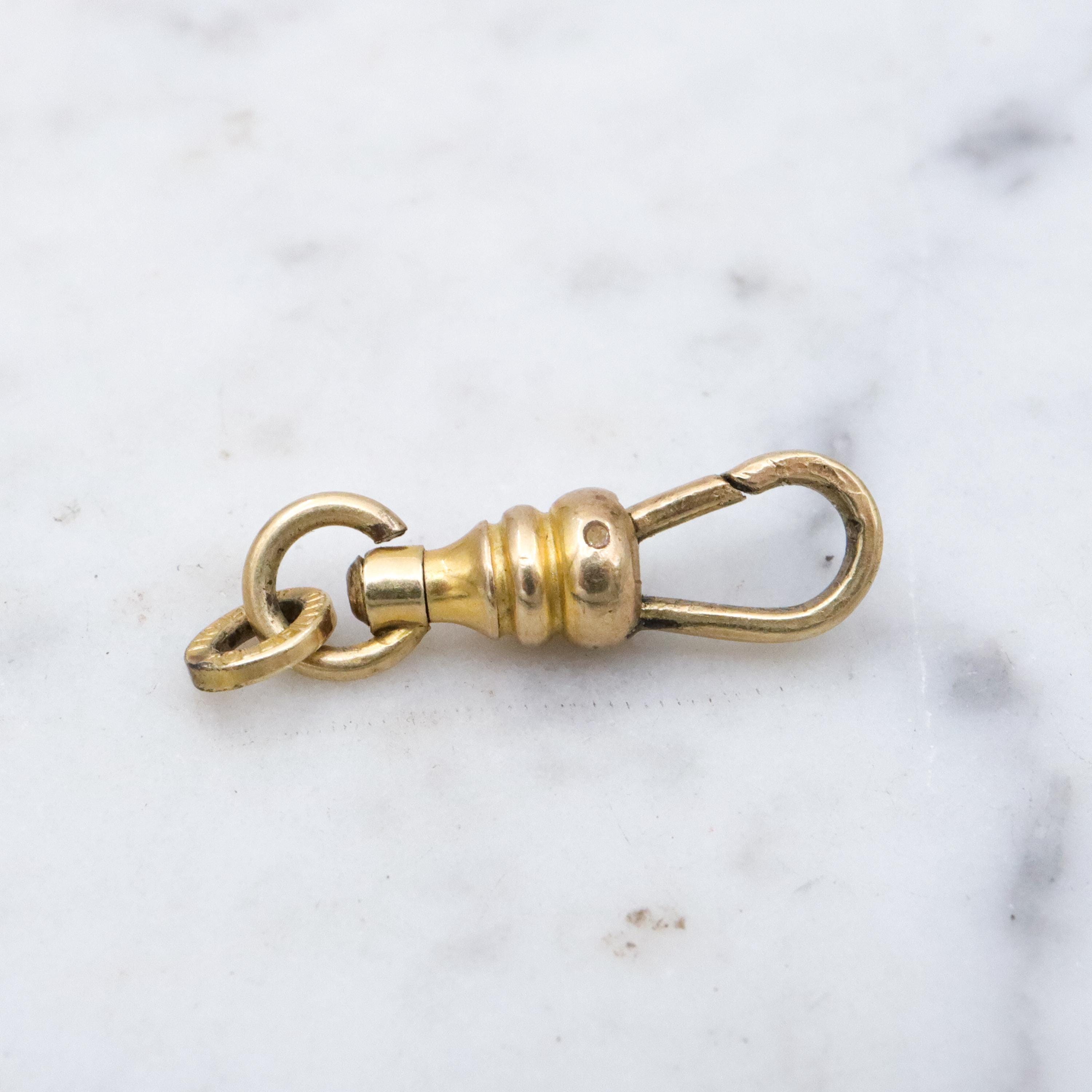 Antique Victorian gold filled dog clip clasp